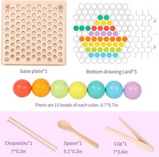 Montessori wooden peg for sale  Los Angeles