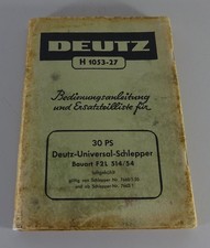 Betriebsanleitung teilekatalog gebraucht kaufen  Jever
