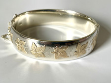 Hallmarked silver hinged for sale  KEIGHLEY