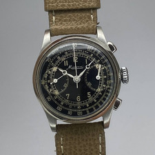 CRONÓGRAFO VINTAGE MINERVA MOVIMENTO DE VENTO MANUAL 33MM AÇO INOXIDÁVEL comprar usado  Enviando para Brazil