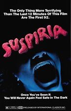 Usado, Cartaz Filme Suspiria: Dario Argento, Horror: 11 X 17 Polegadas (1977) comprar usado  Enviando para Brazil