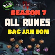 🔥DIABLO 4 TEMPORADA 7 AL RUNES BAC JAH EOM IGNI ITEM PIT RUN TAPETES DE OURO 🔥, usado comprar usado  Enviando para Brazil