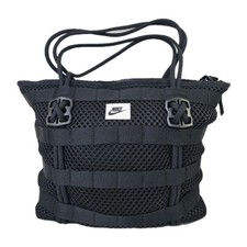 Usado, Bolsa tote Nike Air AF1 com zíper isolado preta bolsa de ginástica malha média comprar usado  Enviando para Brazil