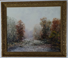 Tableau huile toile d'occasion  Montluçon
