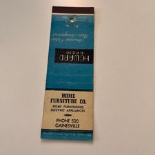 Usado, Home Furniture Co Electric Appliances Gainesville Vintage Matchbook Capa SMB5-3 comprar usado  Enviando para Brazil
