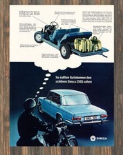 Simca 1501 reklame gebraucht kaufen  Hanau