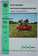 Prospectus brochure pöttinger d'occasion  Expédié en Belgium