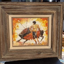 Impressionist bull matador for sale  Gurnee