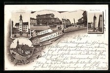 Lithographie darmstadt glocken gebraucht kaufen  Berlin