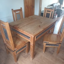 Solid wood table for sale  LEICESTER