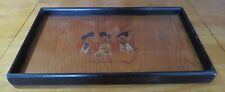 Design de caça à raposa pintado à mão vintage Art Deco quadro/bandeja antiga comprar usado  Enviando para Brazil