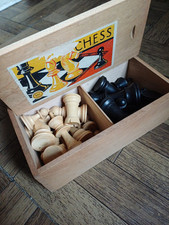 Chess pieces wooden for sale  GRIMSBY