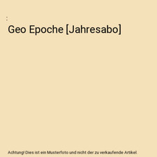 Geo epoche jahresabo gebraucht kaufen  Trebbin