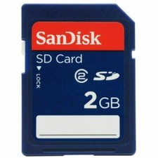 SanDisk 2GB 2G SD Card sdsdb-2048 Standard Secure Digital Memory Blue comprar usado  Enviando para Brazil