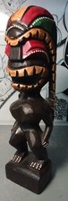 Carved painted wooden for sale  Dayton