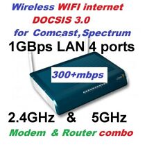 Usado, Modem e roteador Gateway WIFI 300MBPS 1GBps LAN DOCSIS 3.0 Spectrum, Comcast comprar usado  Enviando para Brazil