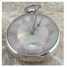 Fusível de tambor prata Liverpool - Gótico prata e mostrador dourado - Relógio de bolso 1841 comprar usado  Enviando para Brazil