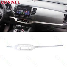 For Kia Sportage R 2011-2016 Silver Steel Central Console Dashboard Panel Strip comprar usado  Enviando para Brazil