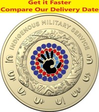 Moeda colorida Serviço Militar Indígena 2021 dois dólares $2 IMS Austrália - UNC comprar usado  Enviando para Brazil