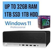 VENDAS HP Desktop Computer i5 até 32GB RAM 2TB SSD Office Business Slim PC BT comprar usado  Enviando para Brazil