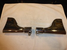 Vintage Motorcycle Fishtail Exhaust Tips Harley Indian Triumph Superior Beck comprar usado  Enviando para Brazil