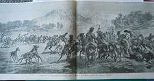 Gravure 1862 paturage d'occasion  La Verpillière