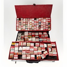 Vintage RCA Rádio TV Reparador Tubo de Vácuo Estojo Caddy Caixa de Ferramentas com 160+ Tubos comprar usado  Enviando para Brazil