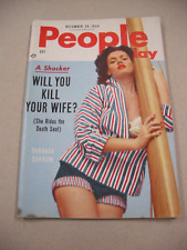"PEOPLE TODAY" 12/29/54 FINE! CELEBRITY NEWS/TABLOID W/BARBARA DARROW SPREAD! comprar usado  Enviando para Brazil