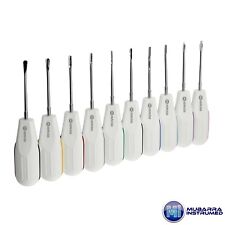 10 peças elevadores de raiz dentária conjunto de luxação cirurgia oral extração dentária afrouxamento comprar usado  Enviando para Brazil