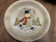 Snowman christmas plate for sale  Juniata