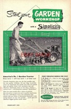 1953 advert simplicity for sale  SIDCUP