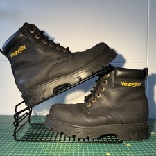 Wrangler black leather for sale  SOUTHAMPTON