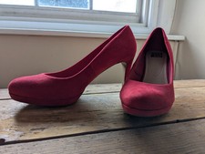 Ladies red suede for sale  MITCHELDEAN