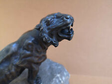 Lionne bronze patine d'occasion  France
