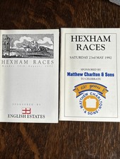 Hexham race cards for sale  GRANTHAM