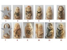 Vecchi netsuke katabori usato  Italia
