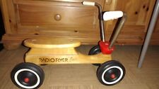 Antigo Radio Flyer Madeira de Bordo EUA 4 Rodas Scooter Trike Bicicleta Passeio Em Brinquedo Infantil comprar usado  Enviando para Brazil