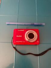 Kodak PixPro FZ51-ROJO RARO-16,2 MP-Cámara digital-Tarjeta SD-Cargador y estuche-Como nuevo segunda mano  Embacar hacia Argentina