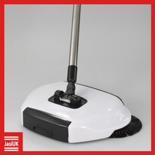 Biała czarna ręczna pionowa mechaniczna szczotka podłogowa z wbudowaną miarką, używany na sprzedaż  PL