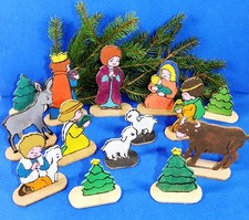 Alte krippenfiguren laubsäge gebraucht kaufen  Deutschland