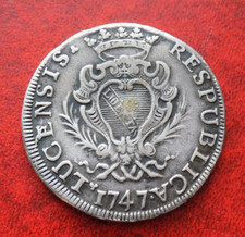 Lucca scudo 1747 usato  Montione