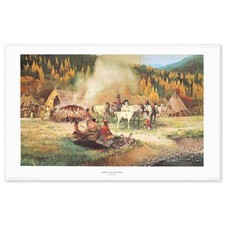 John Clymer- Litografia Offset "Pride of Nez Pierce" comprar usado  Enviando para Brazil