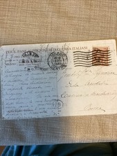 Una cartolina 1917 usato  Colle di Compito
