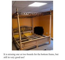 Canopy bed frame for sale  Lithonia