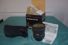 Sigma 20mm 4.0 for sale  MIDDLEWICH