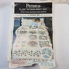 Antigo Kit de agulhas Paragon nº. Colcha de casal 01167 Baltimore Brides FLAW comprar usado  Enviando para Brazil