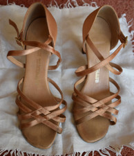 Tanzschuhe absatz bronze gebraucht kaufen  Rommerskirchen
