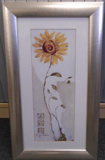 Framed print floral for sale  MIRFIELD