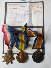 Ww1 trio medals for sale  UK