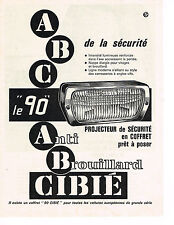 Advertising 1964 cibie d'occasion  Expédié en Belgium